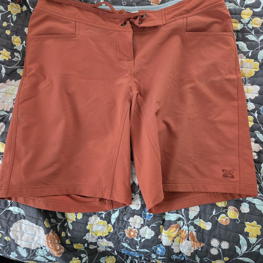Prana Women's Athletic Shorts - Rust Orange